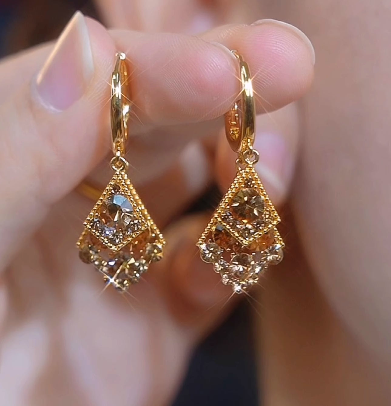 New Light Luxury Niche Design Earrings Female Accessories