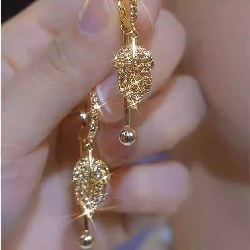 New Fashion Full Diamond Super Sparkling Earrings