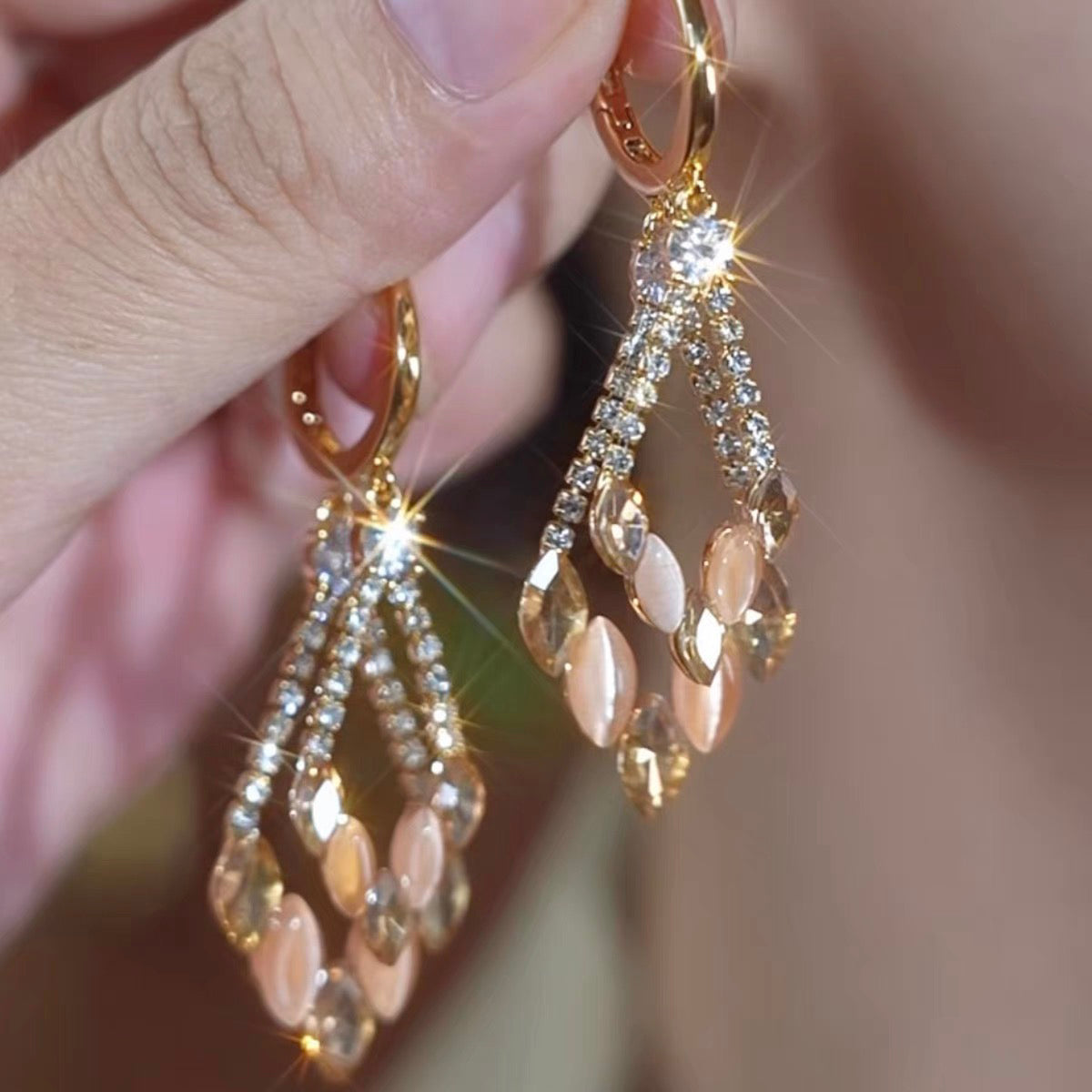 New Style Zircon Diamond Earrings For Women Accessories