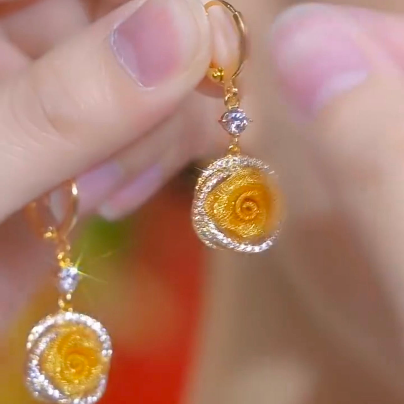 Fashionable and Versatile Rose Earrings For Women