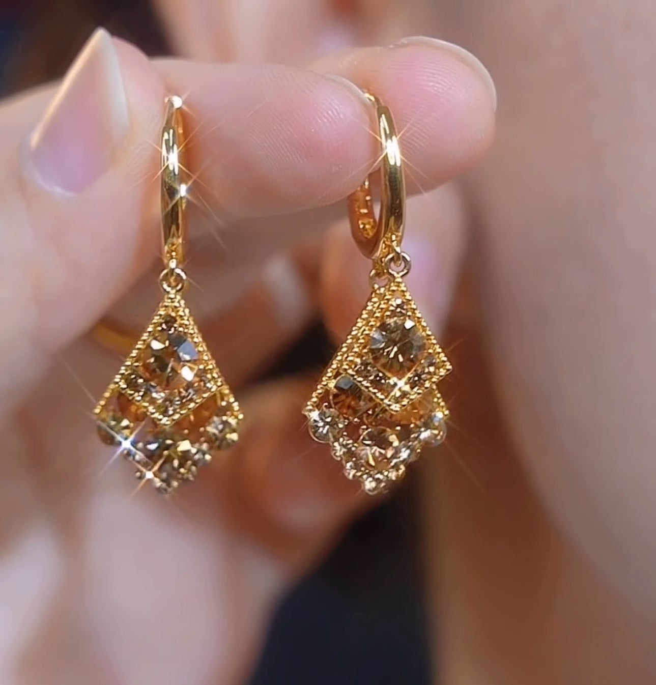 New Light Luxury Niche Design Earrings Female Accessories