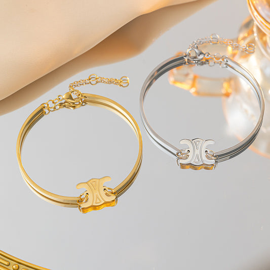 Arc de Triomphe Bracelet Design High-end Gold Bracelet For Women