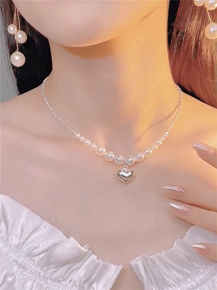Love Pearl Necklace Accessories