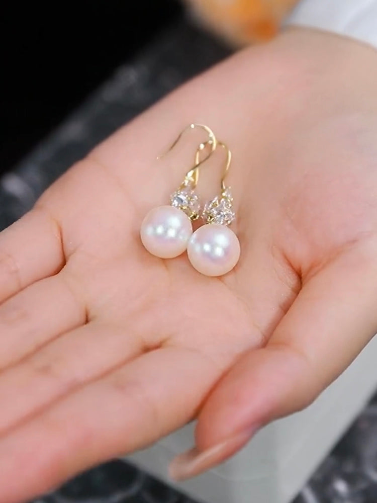 Design Elegant Temperament Pearl Earrings Women's Accessories
