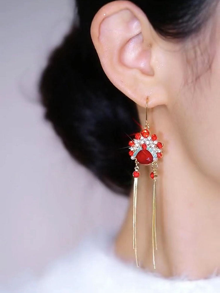Long Tassel Elegant Earrings