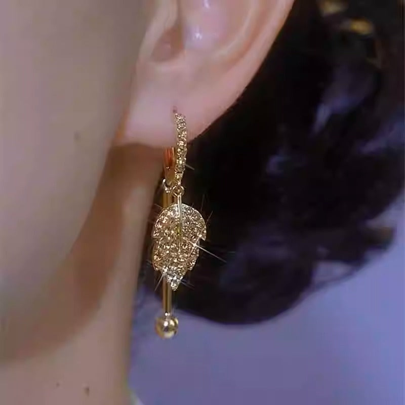 New Fashion Full Diamond Super Sparkling Earrings