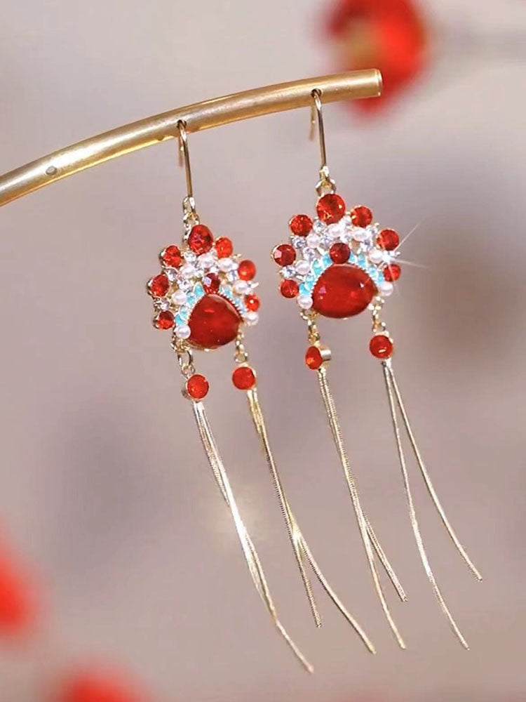 Long Tassel Elegant Earrings