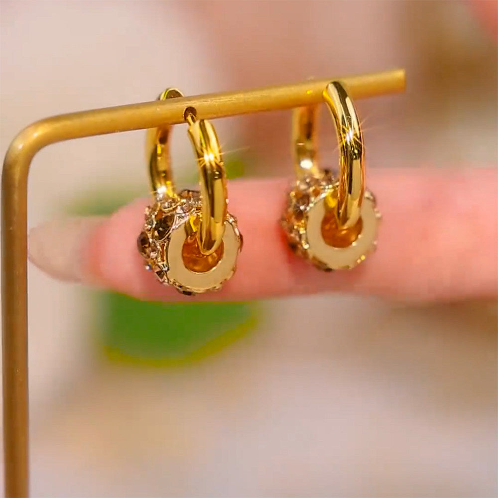 New High-end Design Elegant and Versatile Hoop Earrings