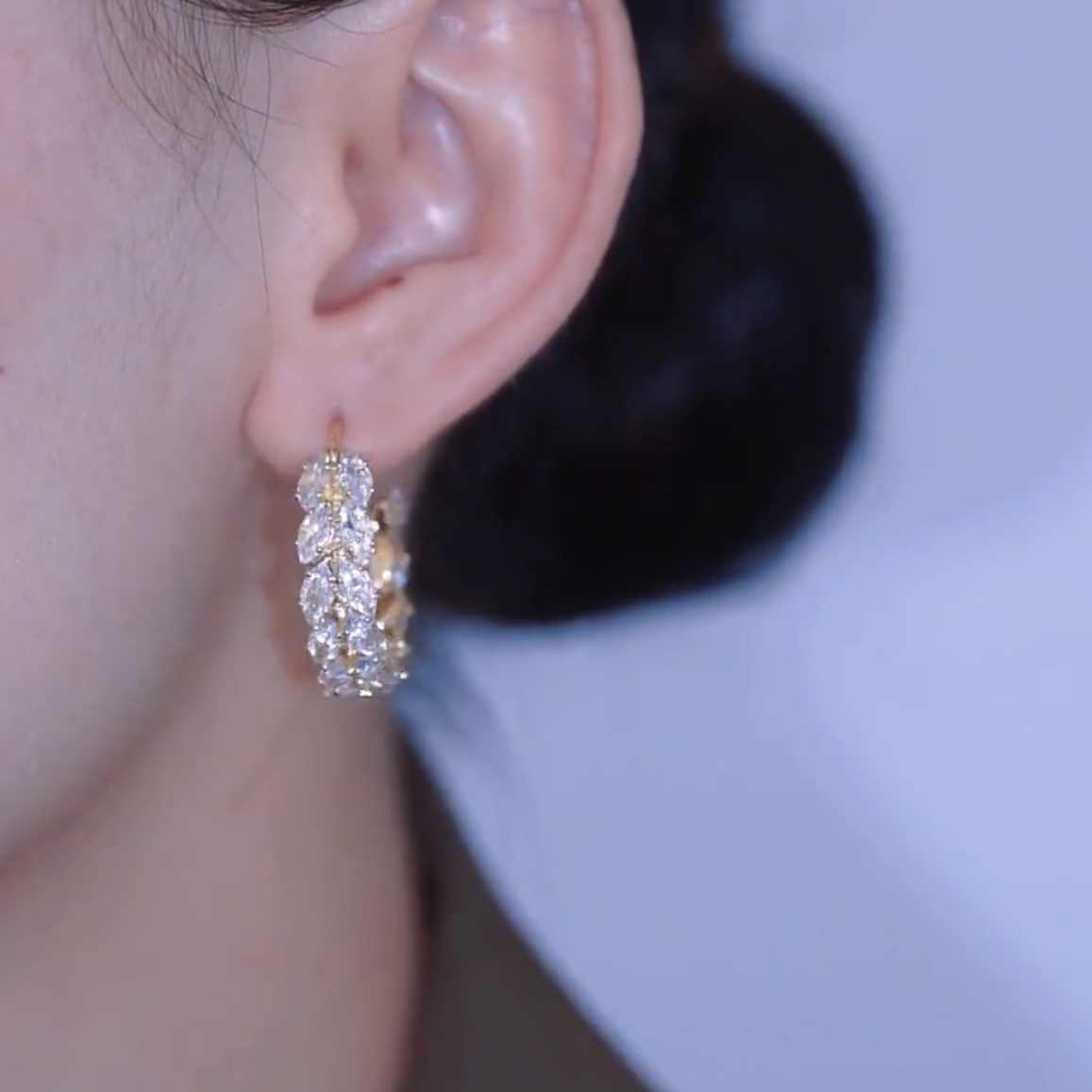 Light Luxury Wheat Ear Niche Versatile Earrings