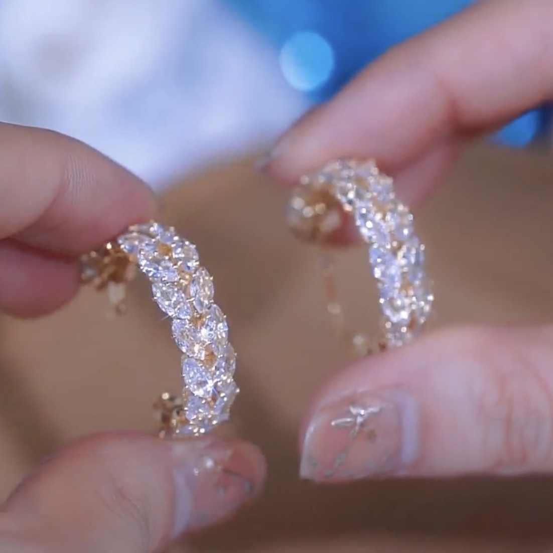 Light Luxury Wheat Ear Niche Versatile Earrings