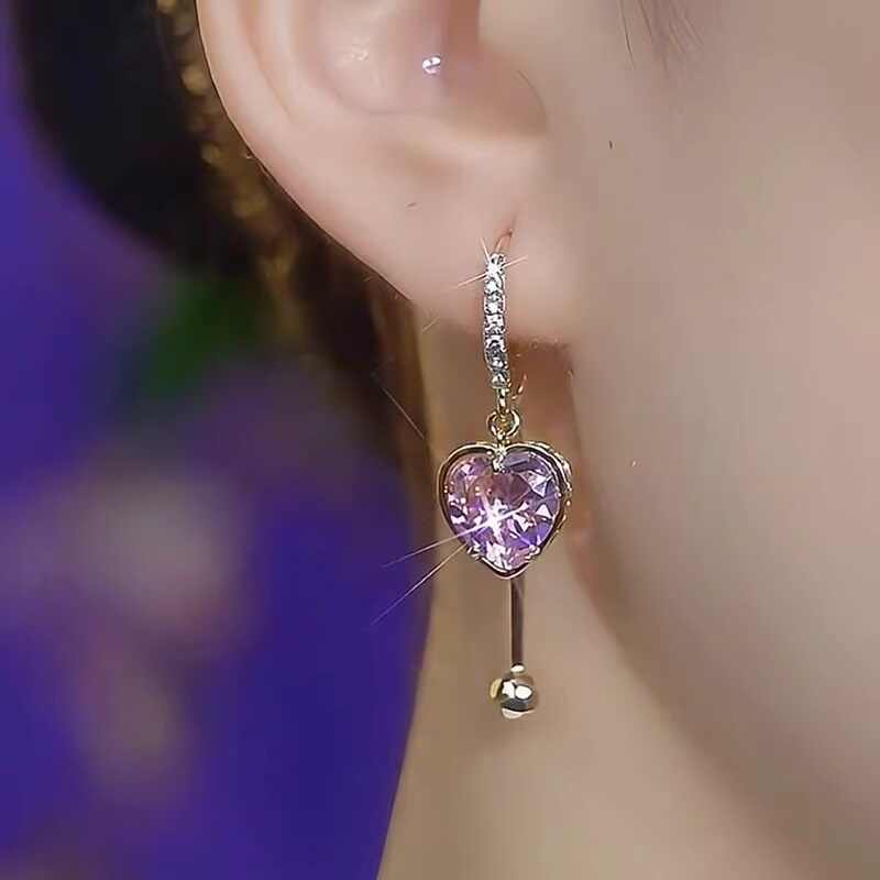 Love Tassel Light Luxury Fashion High-end Earrings for Women