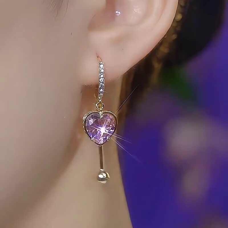 Love Tassel Light Luxury Fashion High-end Earrings for Women