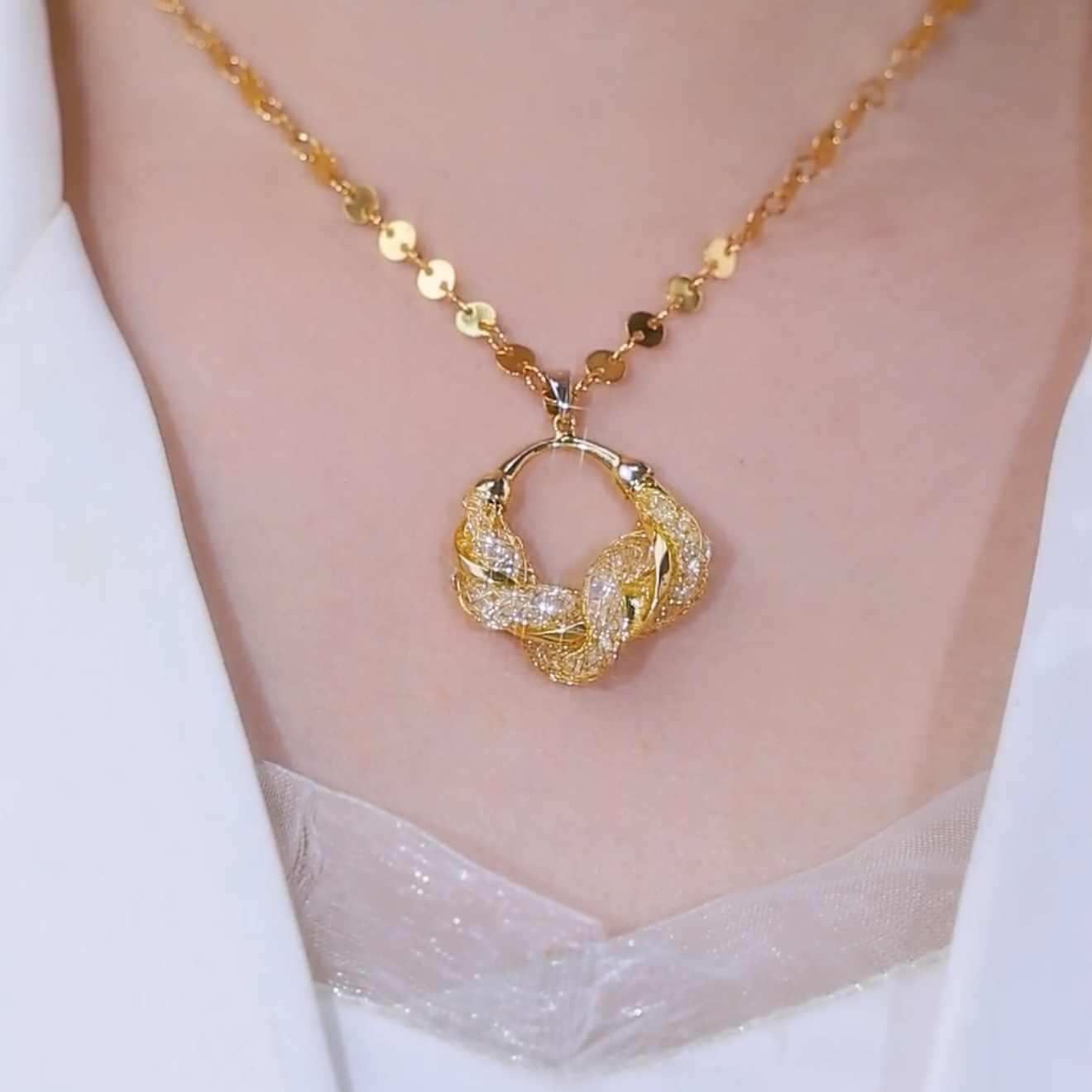 Mesh Necklace for Women Choker Style Versatile Accessory