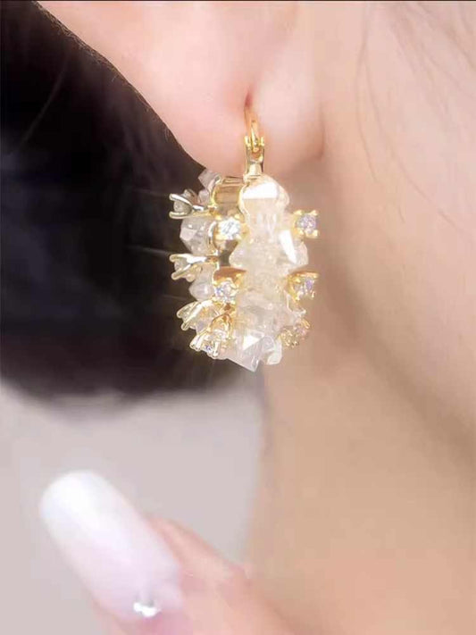 Bingluo Crystal Earrings Women's Accessories