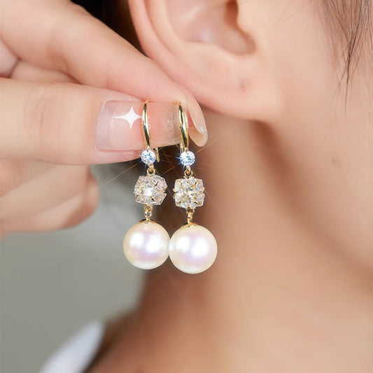 Pearl Earrings For Women, High-End And Light Luxury Earrings