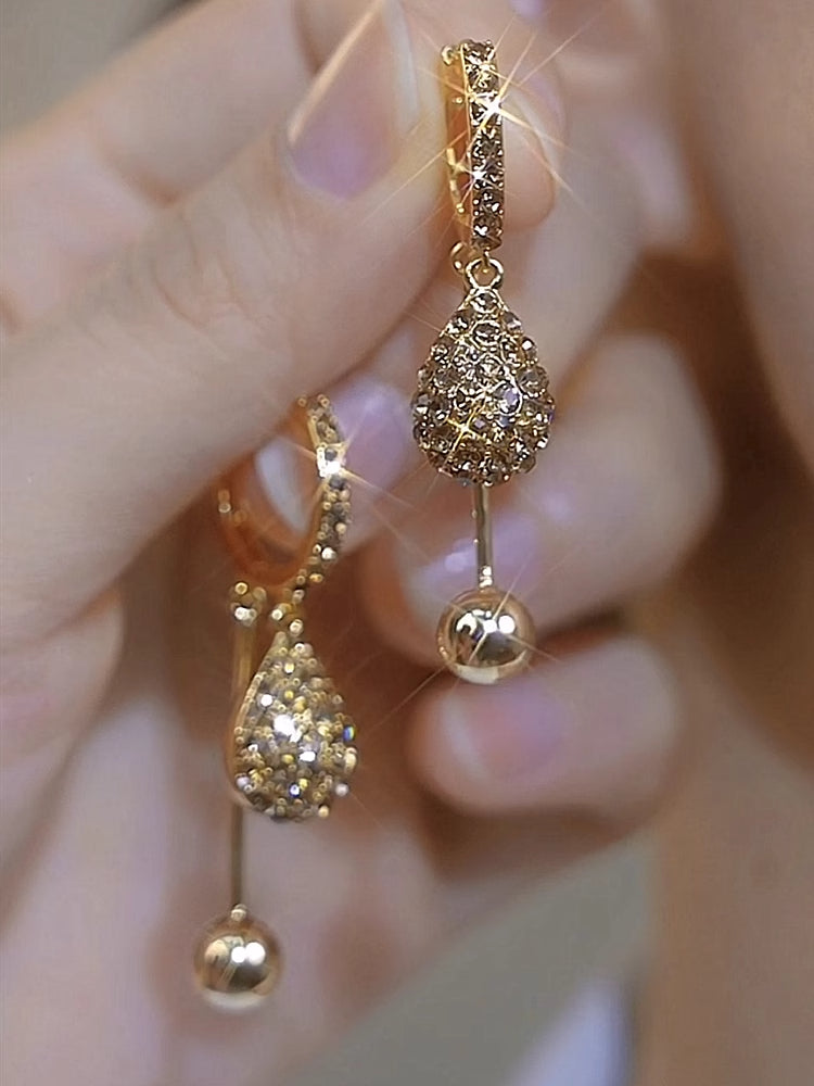 Champagne Ball Drop Ear Buckle Women's Accessories