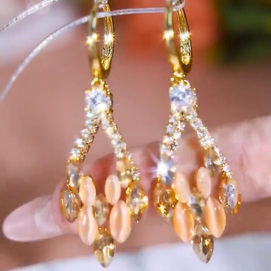 New Style Zircon Diamond Earrings For Women Accessories