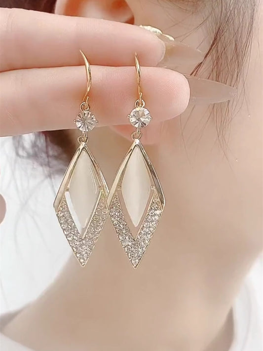 New Diamond-Shaped Trendy All-Match Earrings