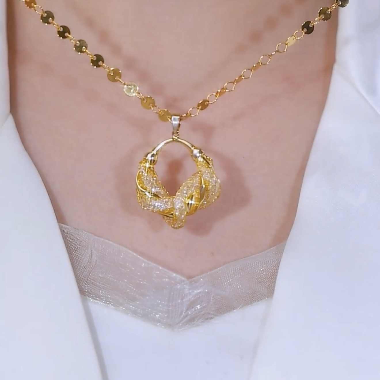 Mesh Necklace for Women Choker Style Versatile Accessory