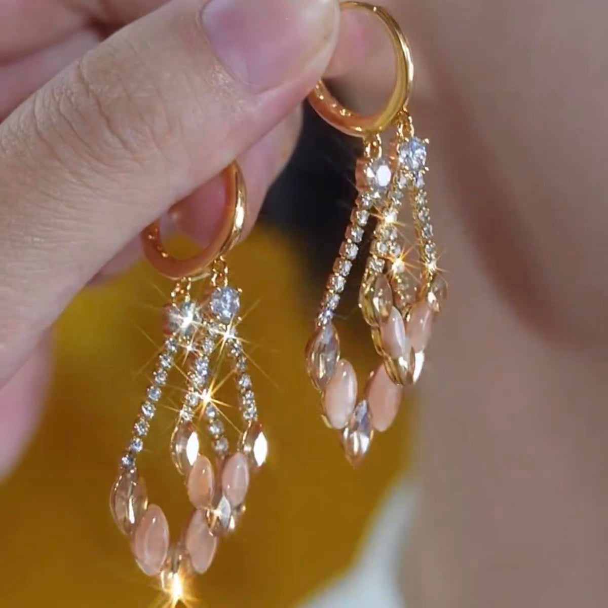 New Style Zircon Diamond Earrings For Women Accessories