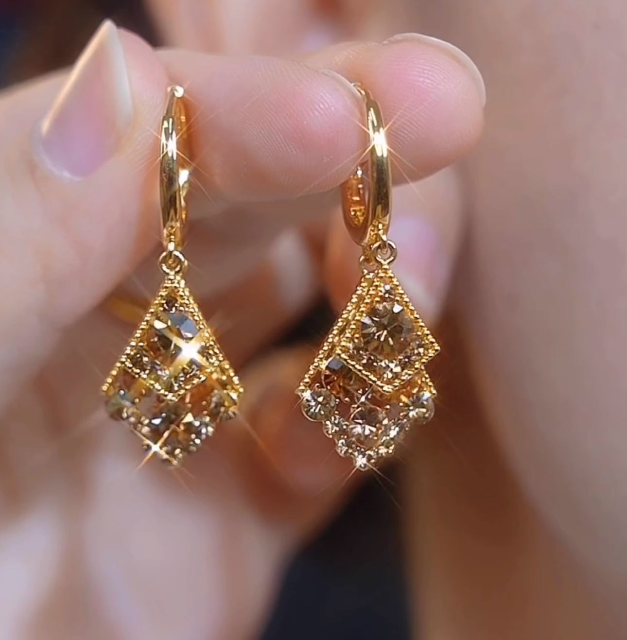 New Light Luxury Niche Design Earrings Female Accessories
