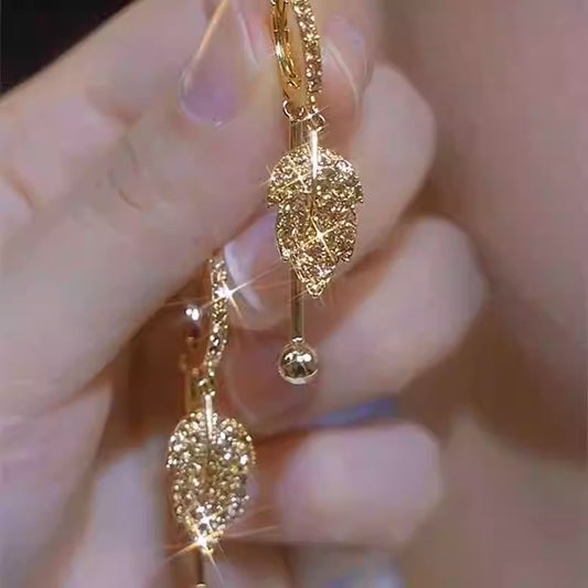 New Fashion Full Diamond Super Sparkling Earrings