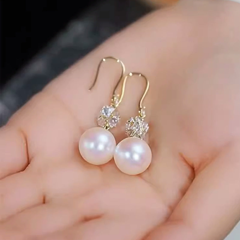 Pearl Earrings For Women, High-End And Light Luxury Earrings