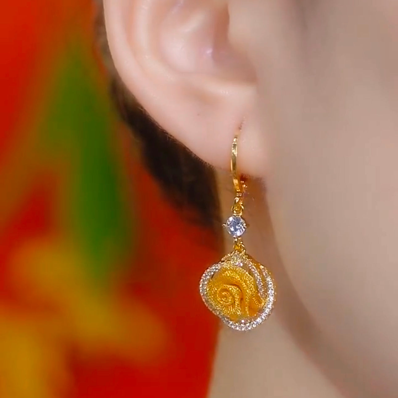 Fashionable and Versatile Rose Earrings For Women