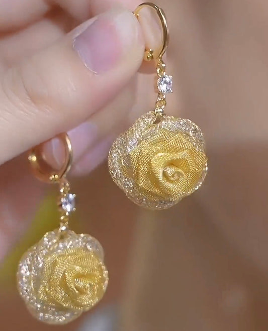 Fashionable And Versatile Rose Earrings For Women