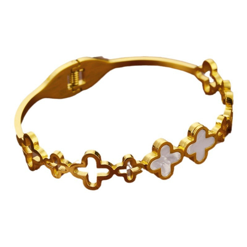 Luxury Design Four-leaf Clover Bracelet For Women Simple And Fashionable Jewelry