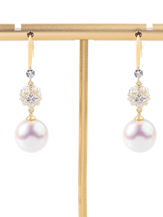 Design Elegant Temperament Pearl Earrings Women's Accessories