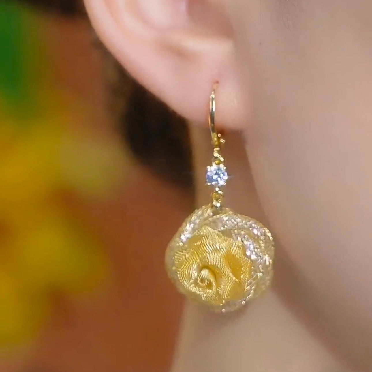 Fashionable And Versatile Rose Earrings For Women