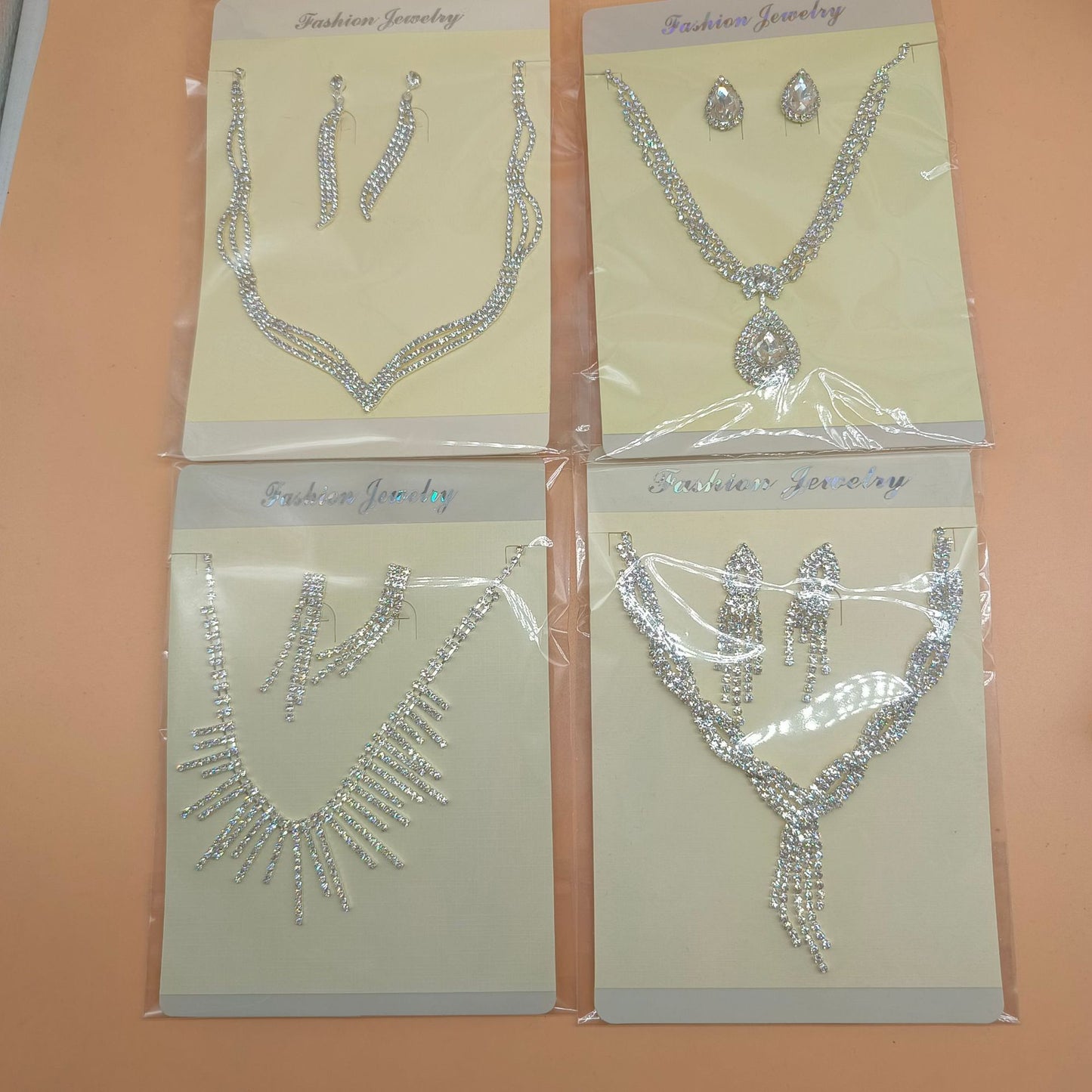 (Necklace + Earrings Set) Party Dress Women's Accessories