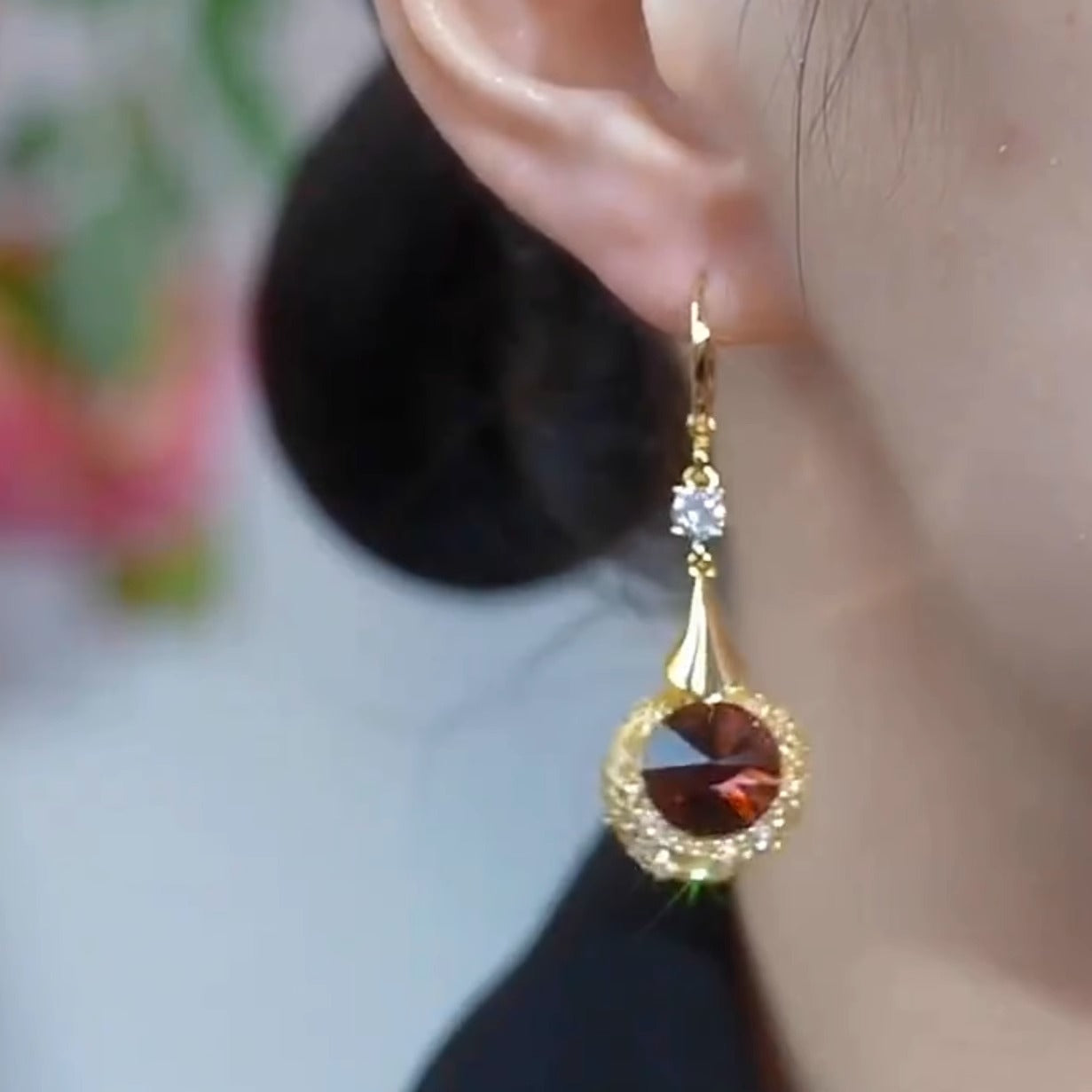 High-End Zircon Earring Women'S Accessories