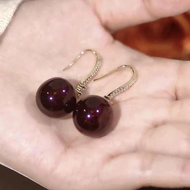 Fashionable and Elegant Cherry Earrings Outlet Women's Accessories