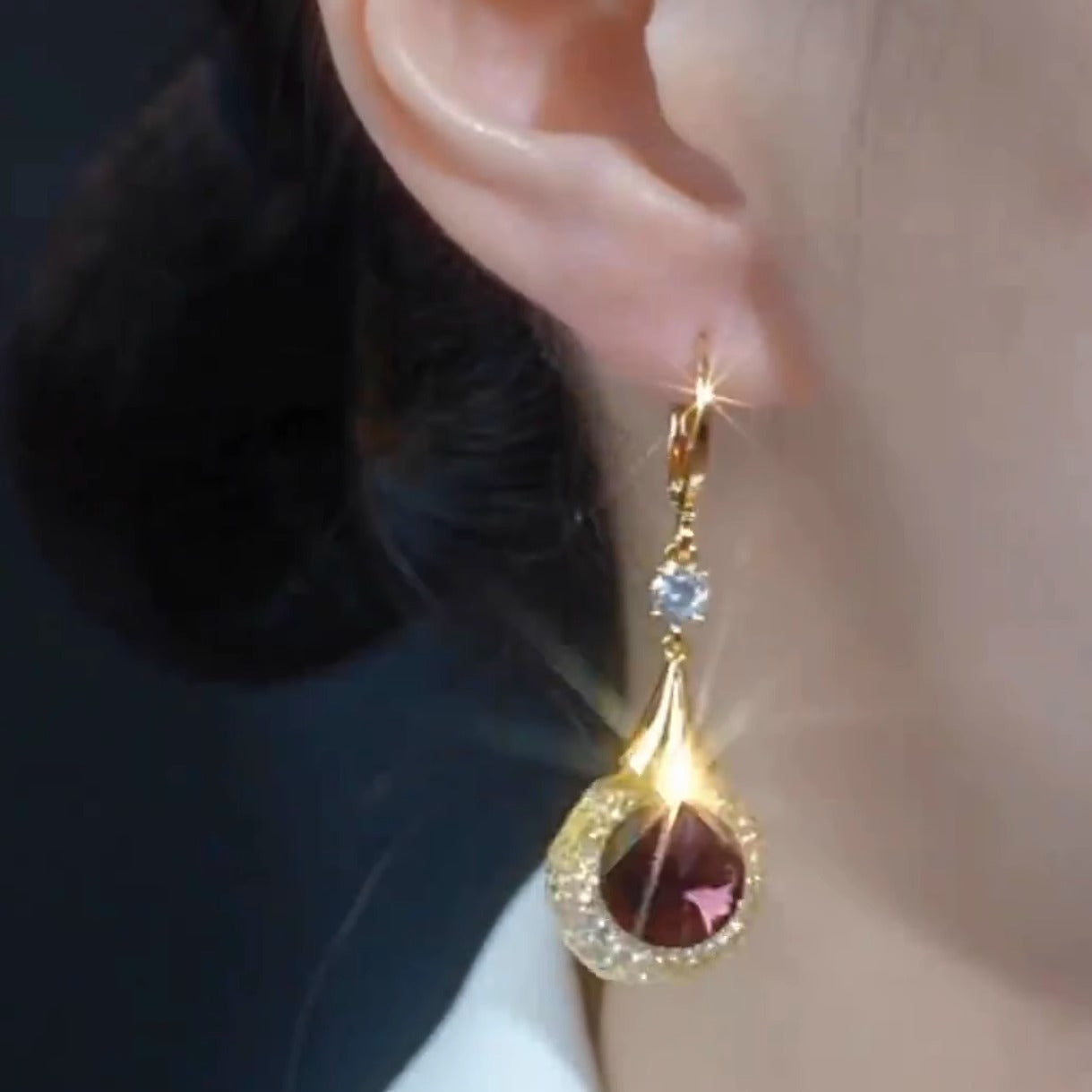 High-End Zircon Earring Women'S Accessories