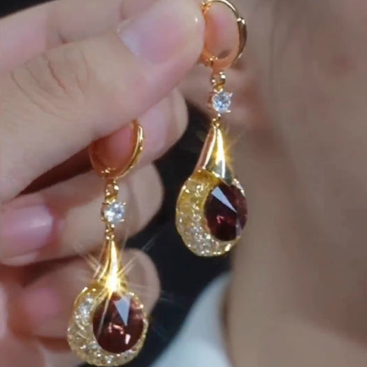 High-End Zircon Earring Women'S Accessories