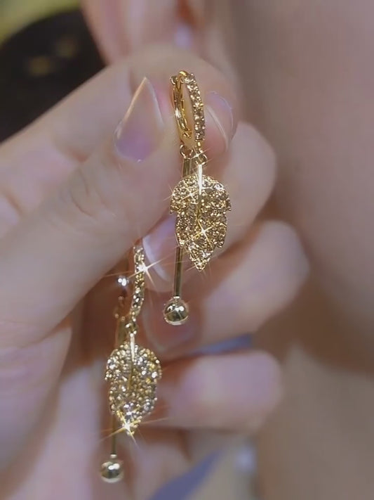 New Fashion Full Diamond Super Sparkling Earrings